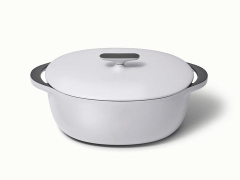 Cast Iron Oval Dutch Oven with Lid